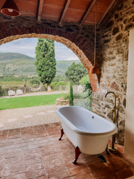 Casa Ferioli castiglion Fiorentino badkamer