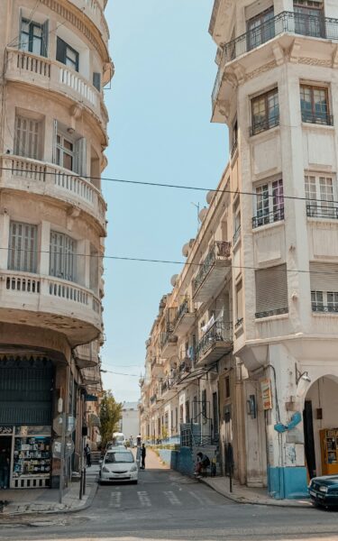 straat in Casablanca Marokko