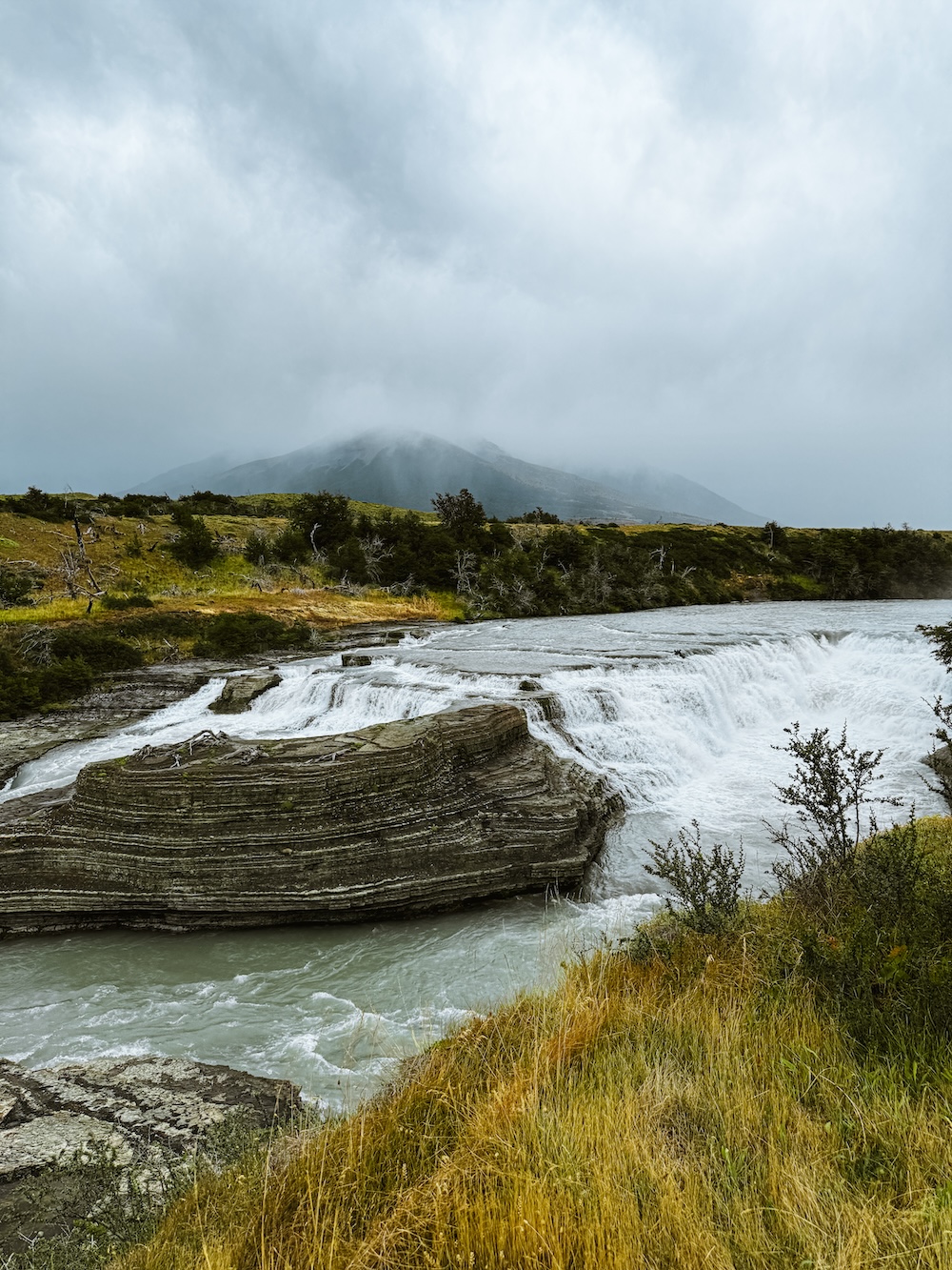 Cascada rio paine, Torres del Paine