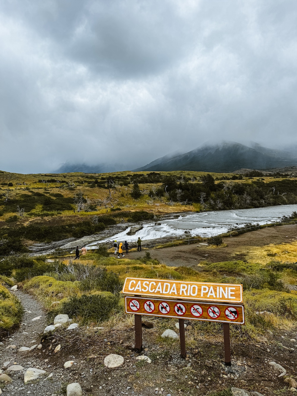 Cascada rio paine