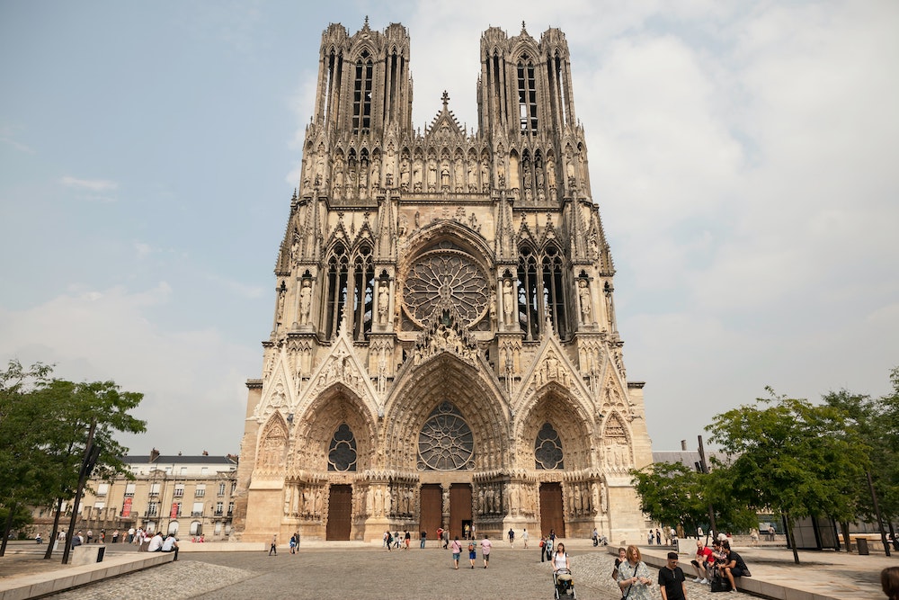 Cathédrale Notre-Dame de Reims in Frankrijk