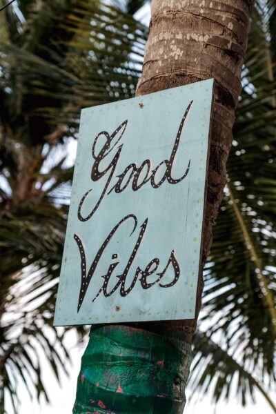 Cay Caulker bordje Belize