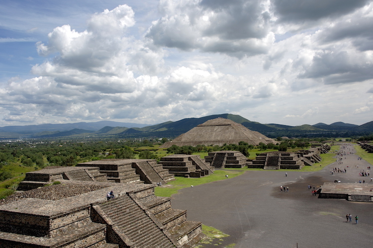 Centraal Mexico Teotihucán