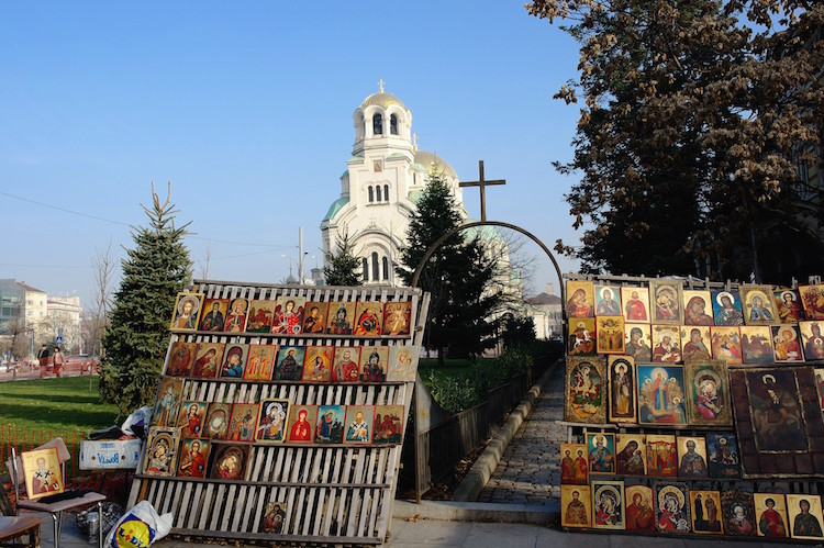 Citytrip Sofia Bulgarije Alexander Nevsky + iconenmarkt