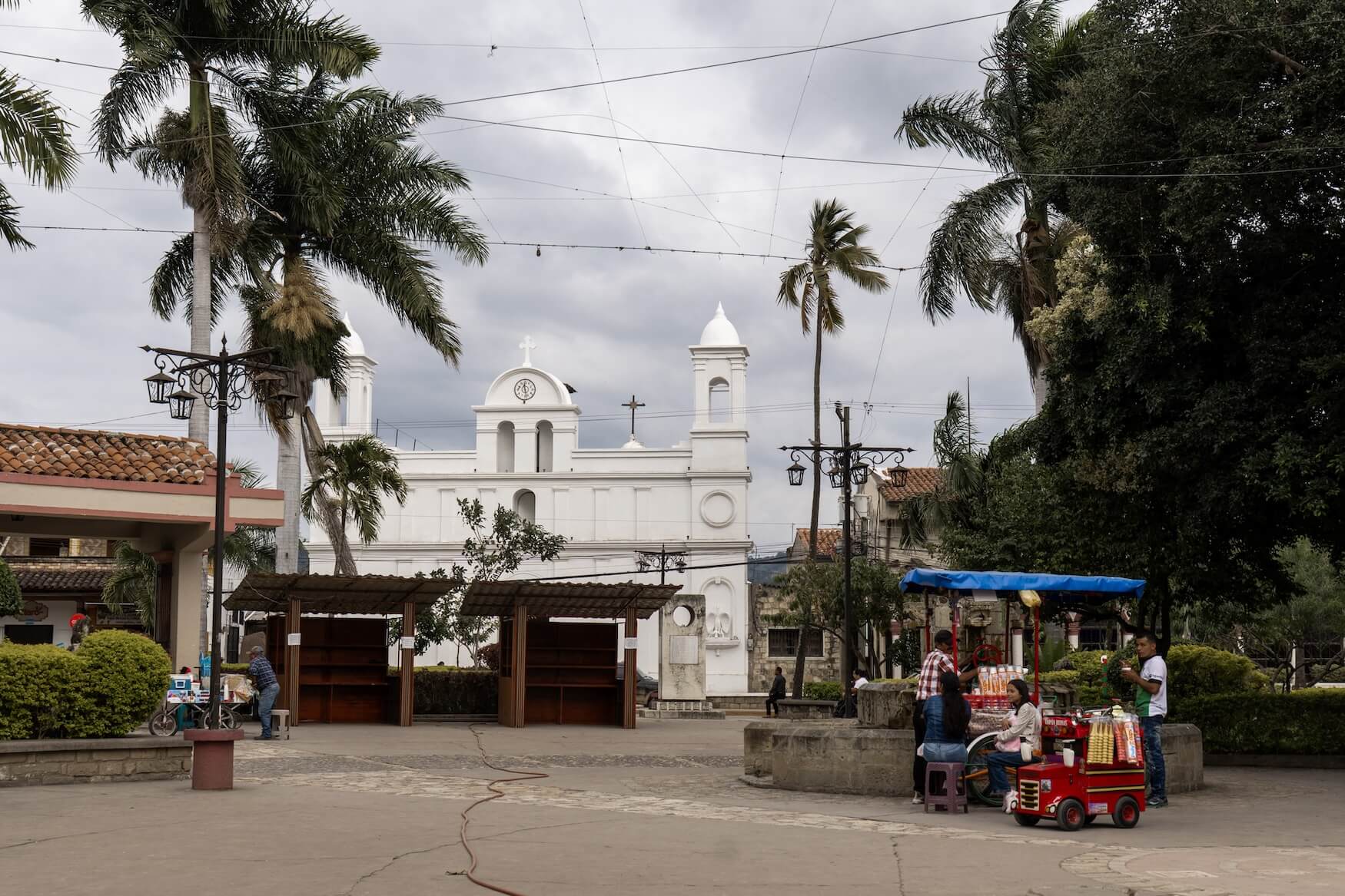 Copan Ruinas pleintje