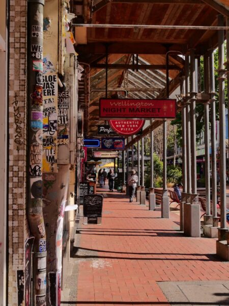 Cuba Street in Wellington