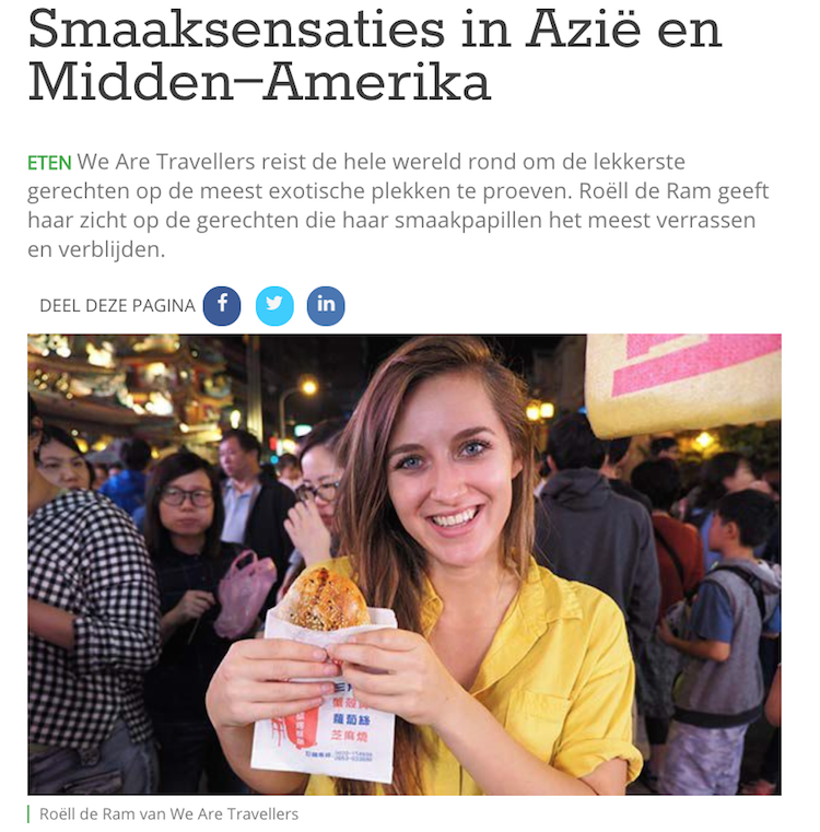Culinair Genieten Mediaplanet WeAreTravellers
