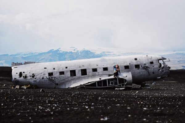 DC-3 vliegtuigwrak ijsland