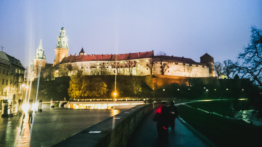 Het Wawel kasteel in Krakau