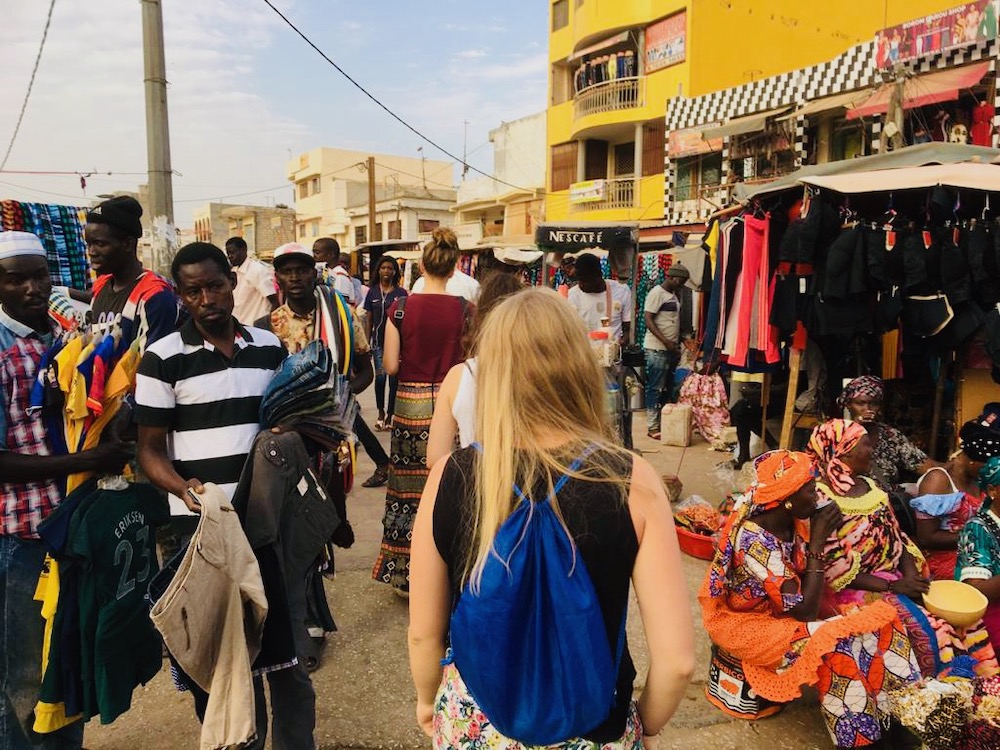 Dakar markt vakantie senegal