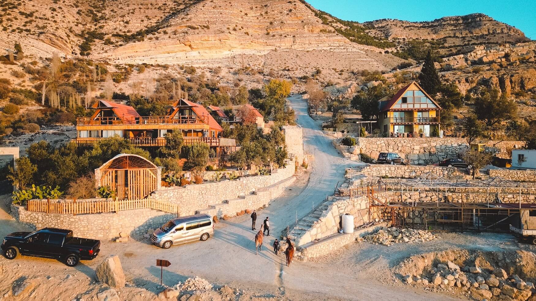 Dana Jordanië Mountain hotel