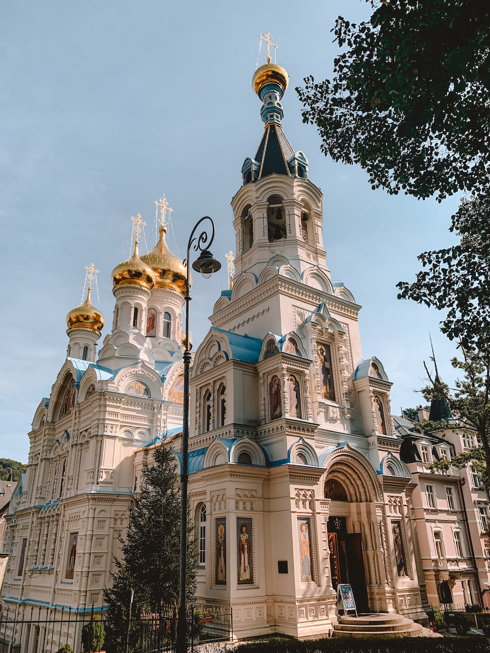 De orthodoxe kerk van Karlovy Vary