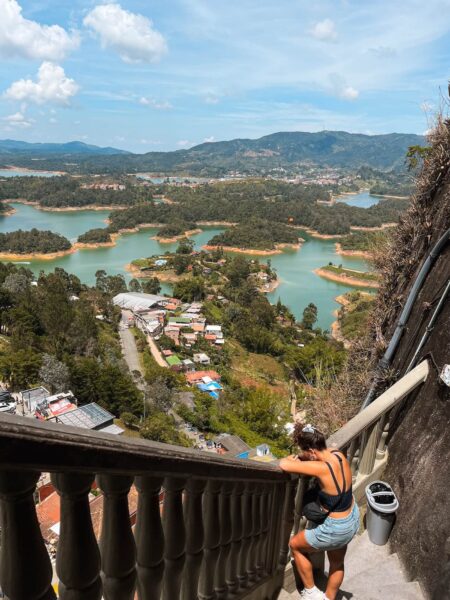 De trappen van El Peñol