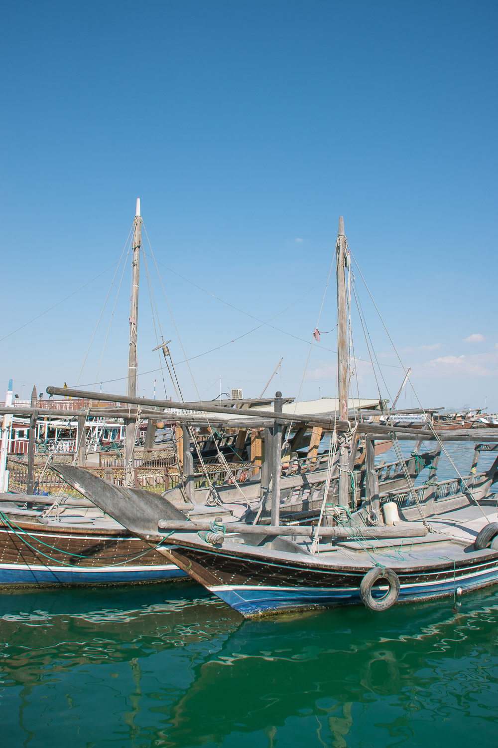 Doha dhow boats