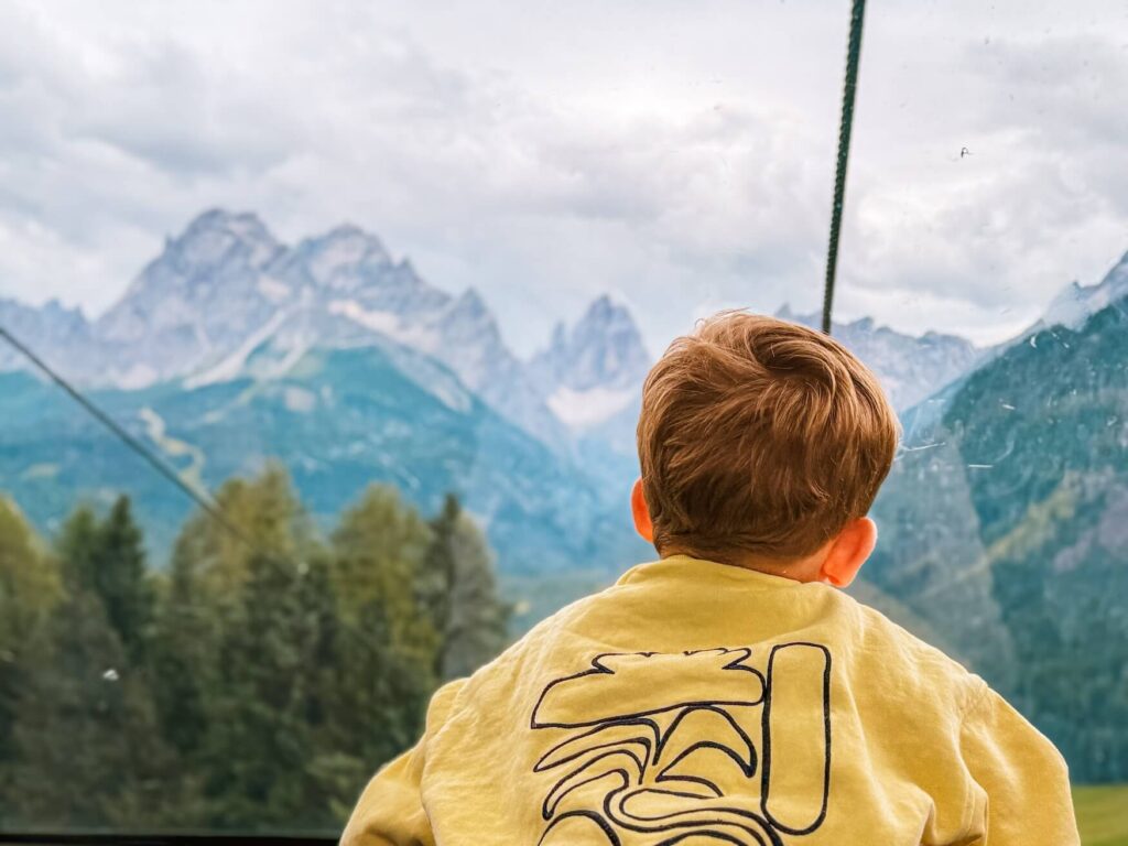 Dolomieten met kind