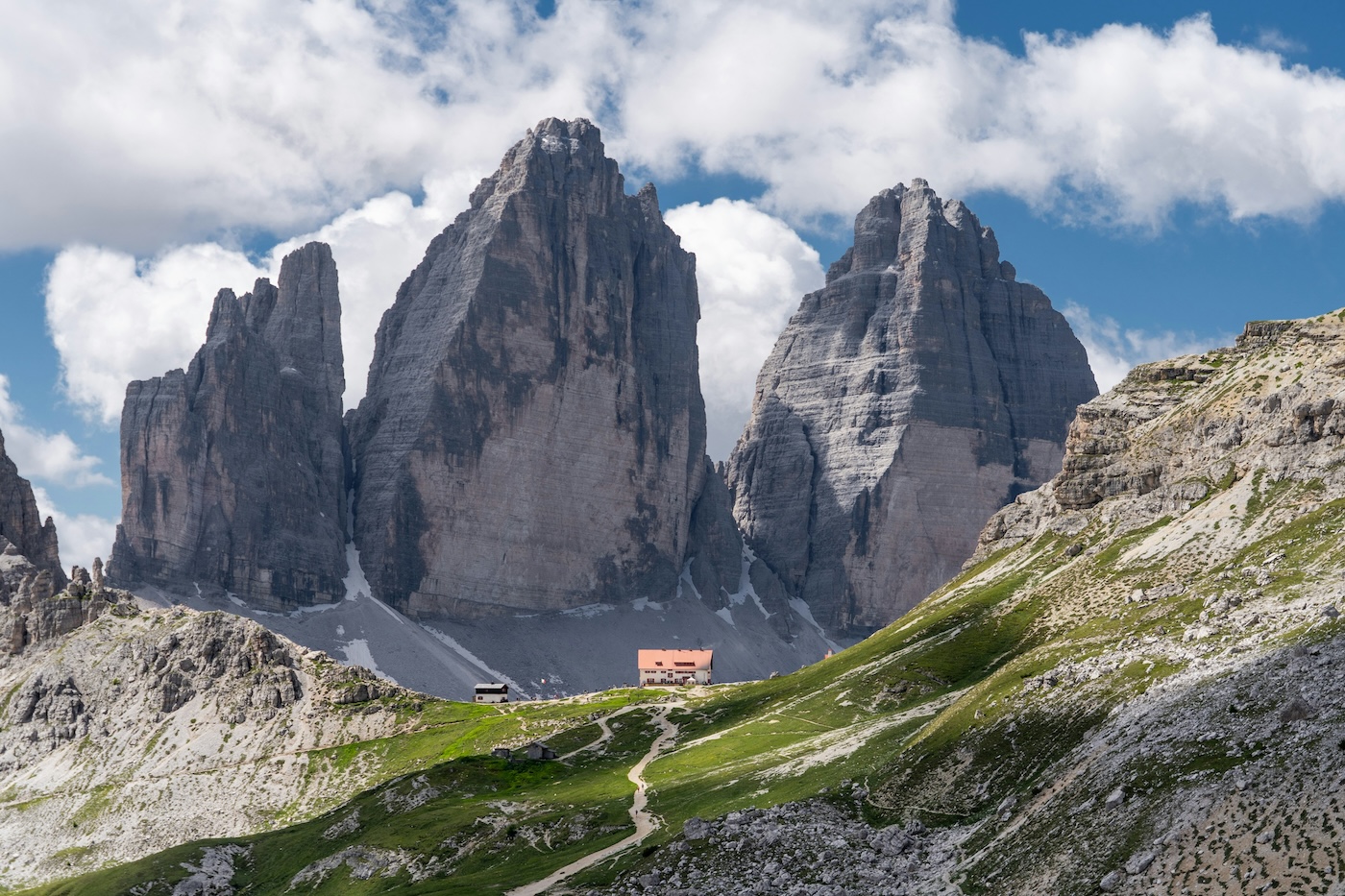 Dreizinnenhütte, Drei Zinnen