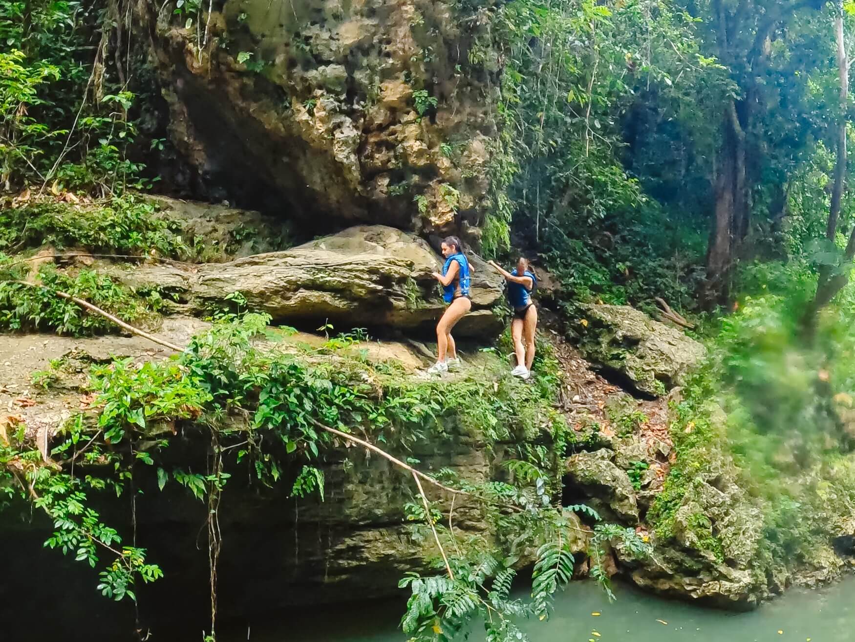 Eerst klimmen voor het springen