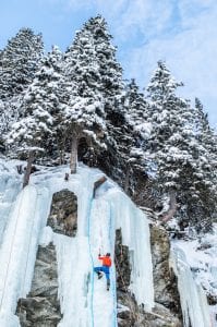 Eispark ijsklimmen in Oostenrijk