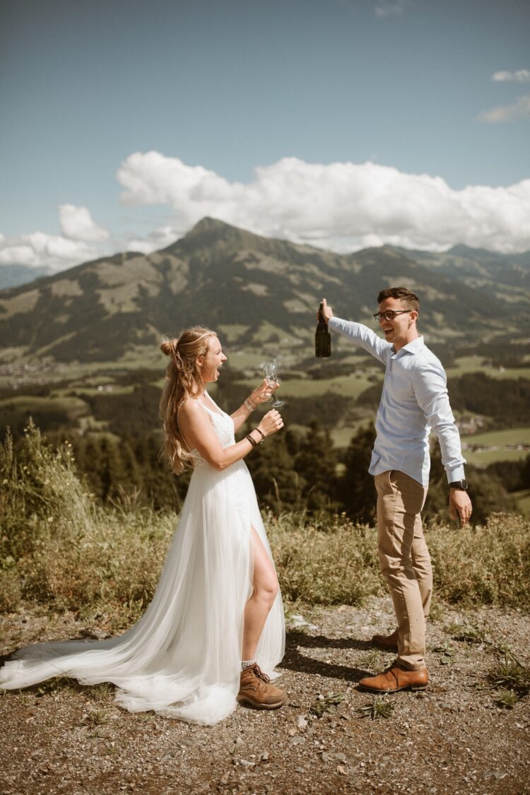 Elopement wedding vieren