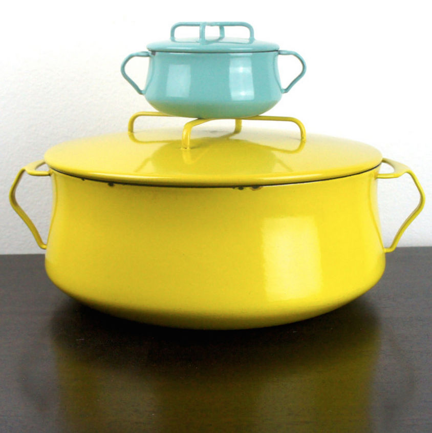 Emaille servies emaille pannen