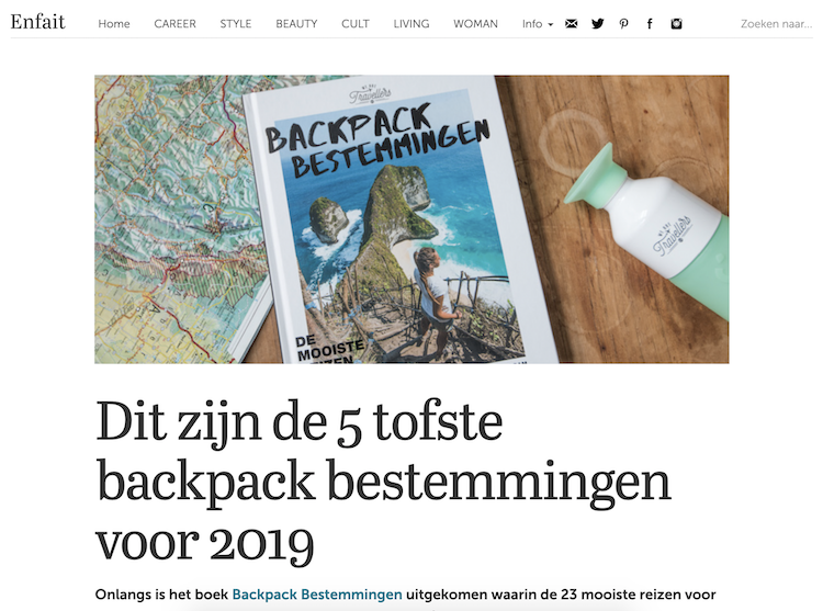 Enfait WeAreTravellers interview