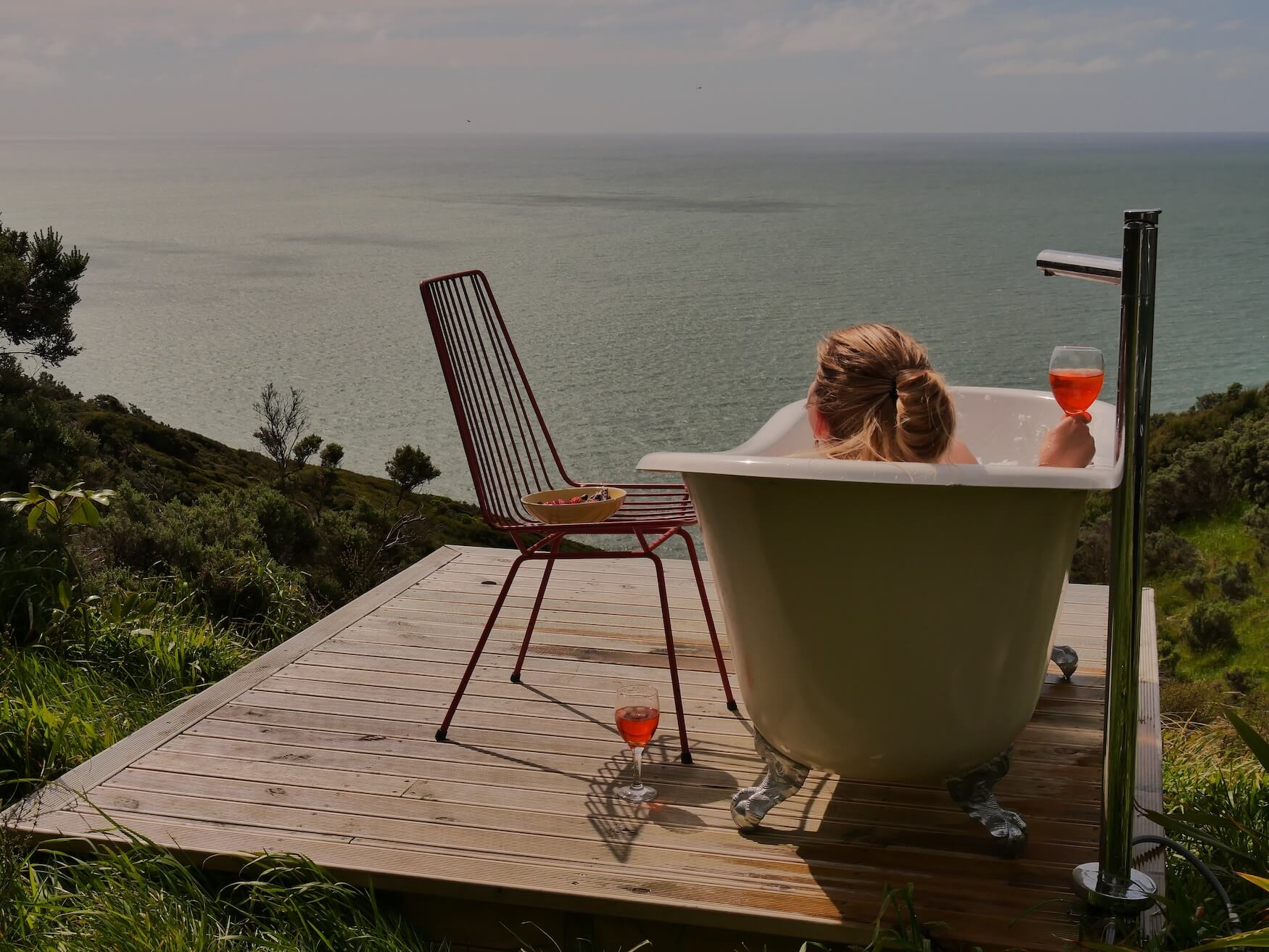 Escarpment Dome, badderen met uitzicht