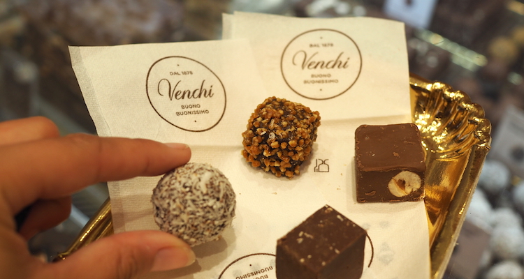 Eten in Rome chocola Venchi