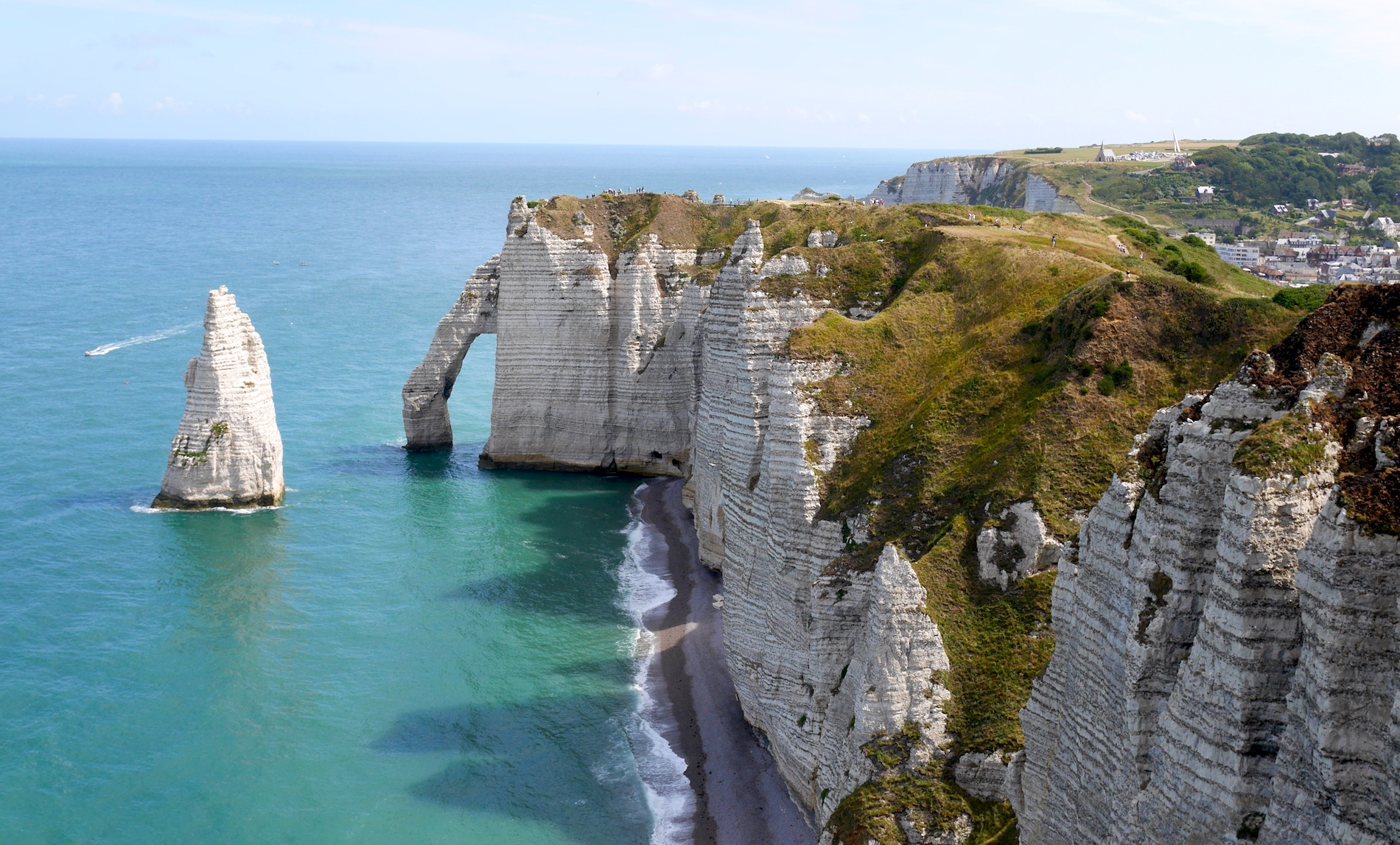 Etretat krijtrotsen frankrijk