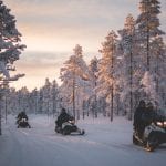 Excursies lapland sneeuwscootersafari