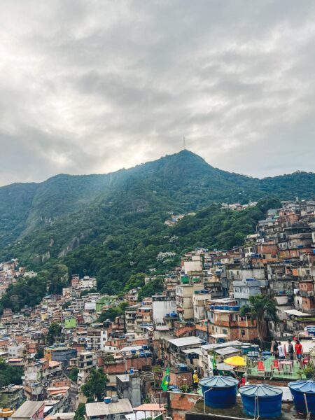 Favela tour uitzicht wijk