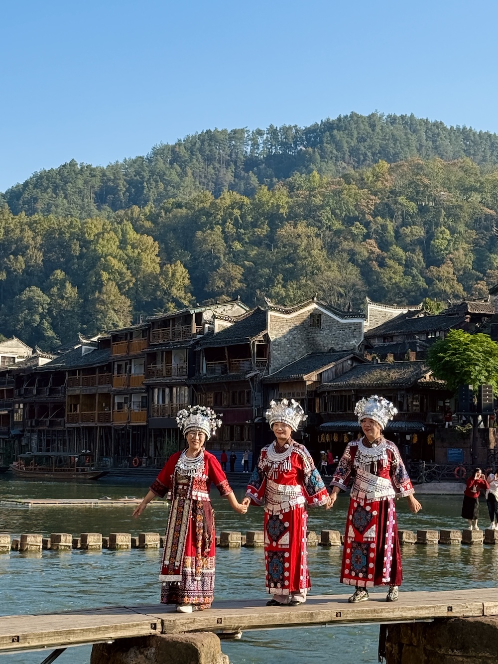 Fenghuang lokale vrouwen