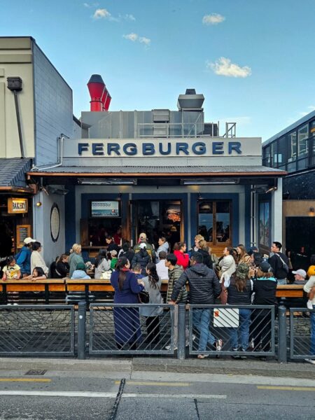 Fergburger wachtrij Queenstown