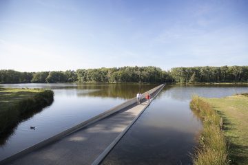 Fietsen Belgisch Limburg, Fietsen door het water
