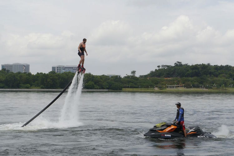 Flyboarden in Kuala Lumpur