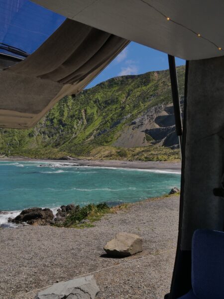 Freedom campsite, Nieuw-Zeeland duur