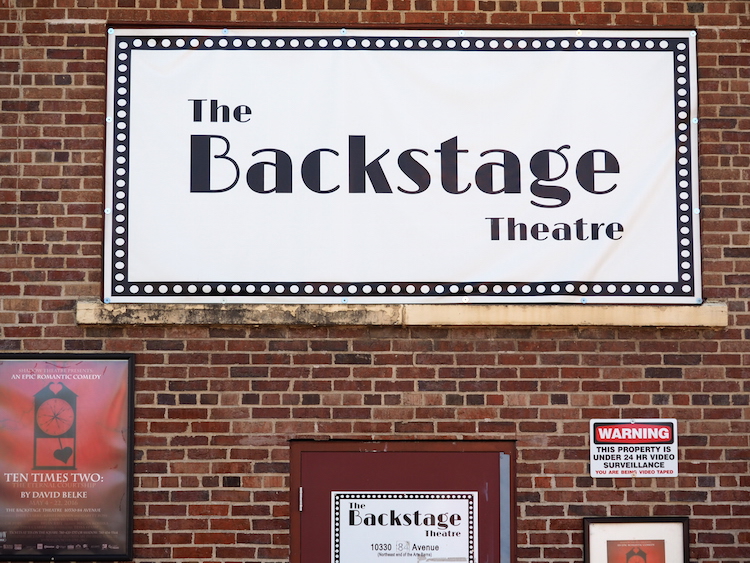 Fringe Festival Edmonton Backstage theatre