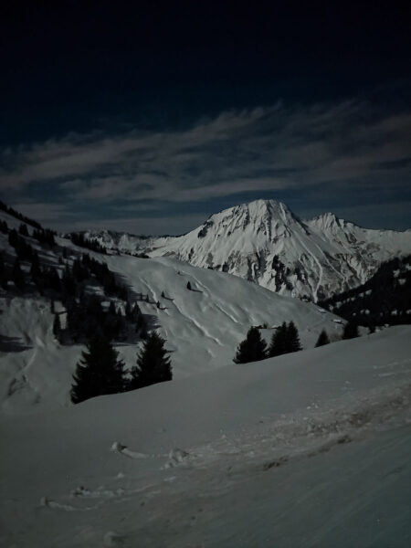 Full moon wandeling Bregenzerwald