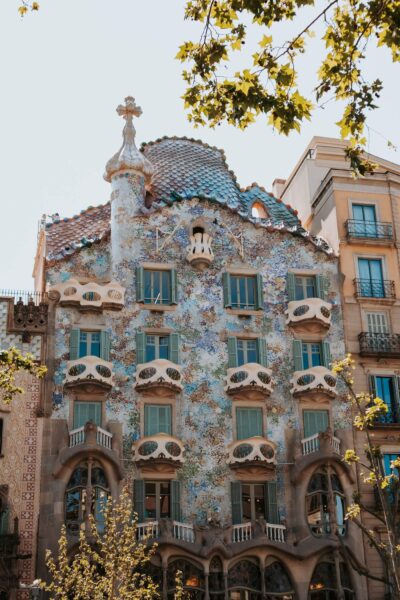 Gebouwen Gaudi in Barcelona