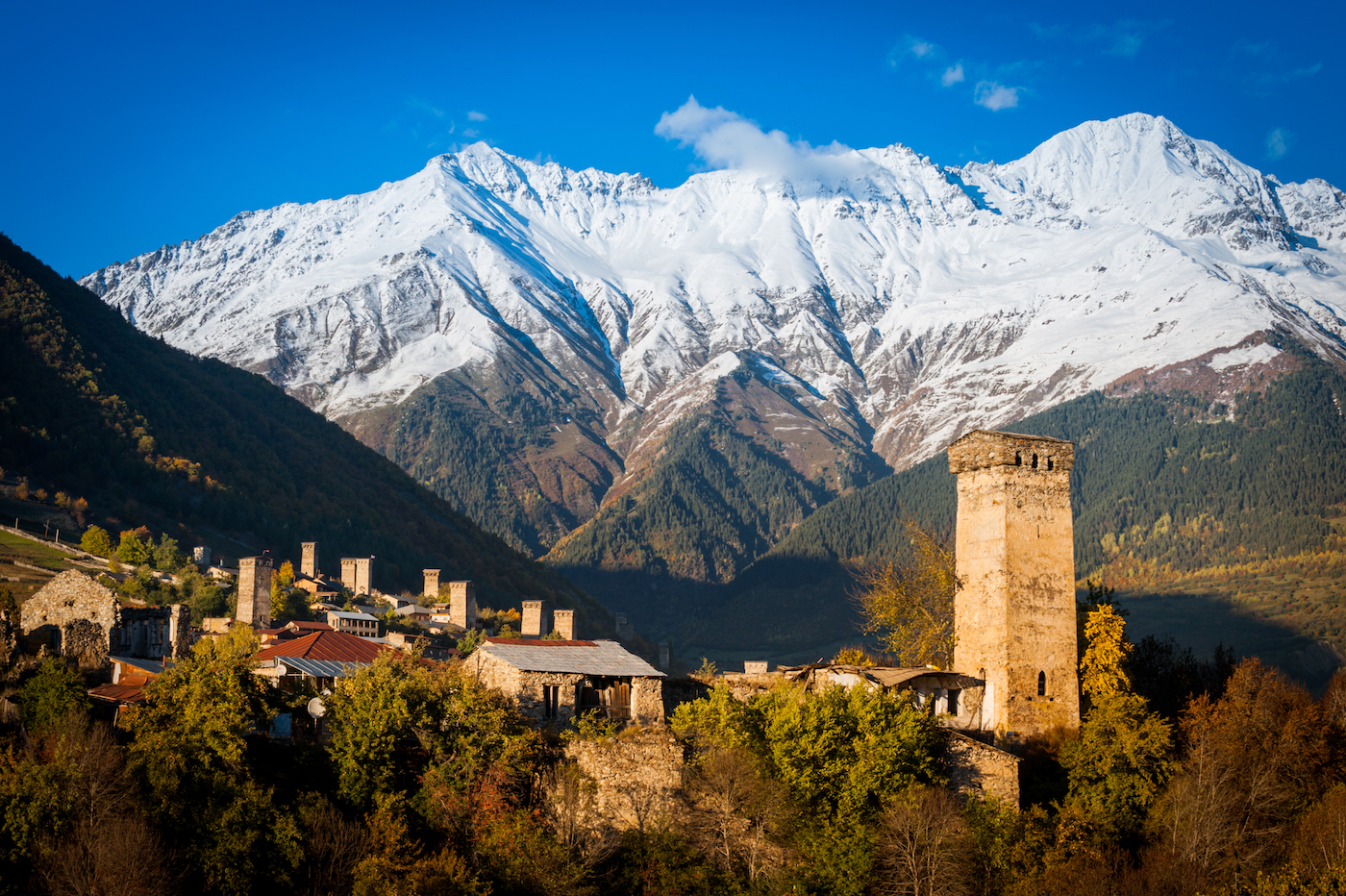 Georgie vakantie hoogtepunten Svaneti Mestia