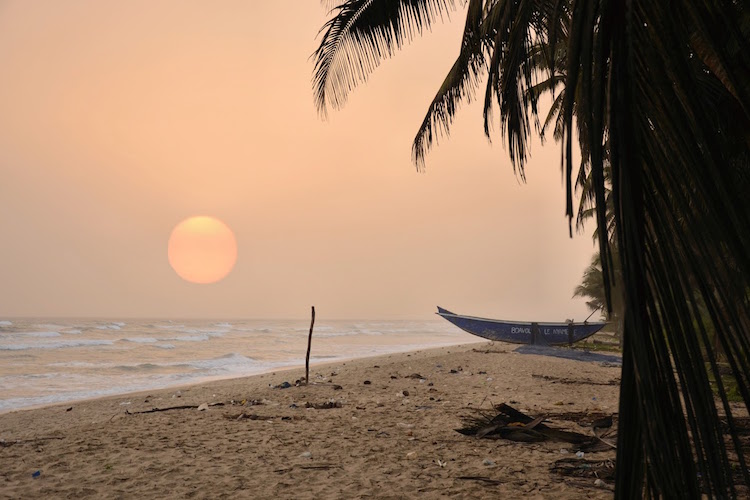 Ghana rondreizen zonsondergang