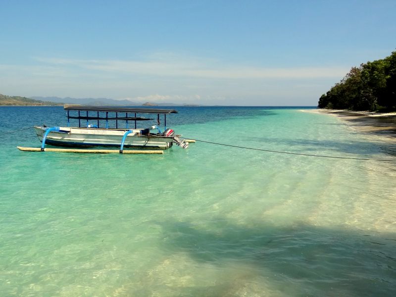 Gili eilanden Gili Nanggu stranden