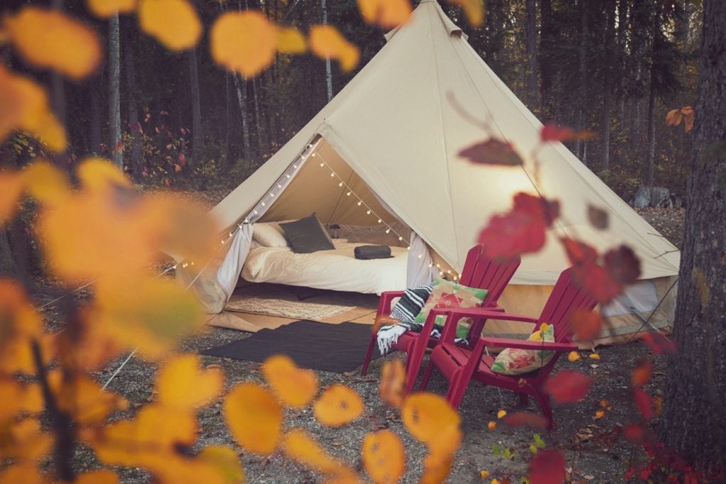 Glamping in Golden Canada