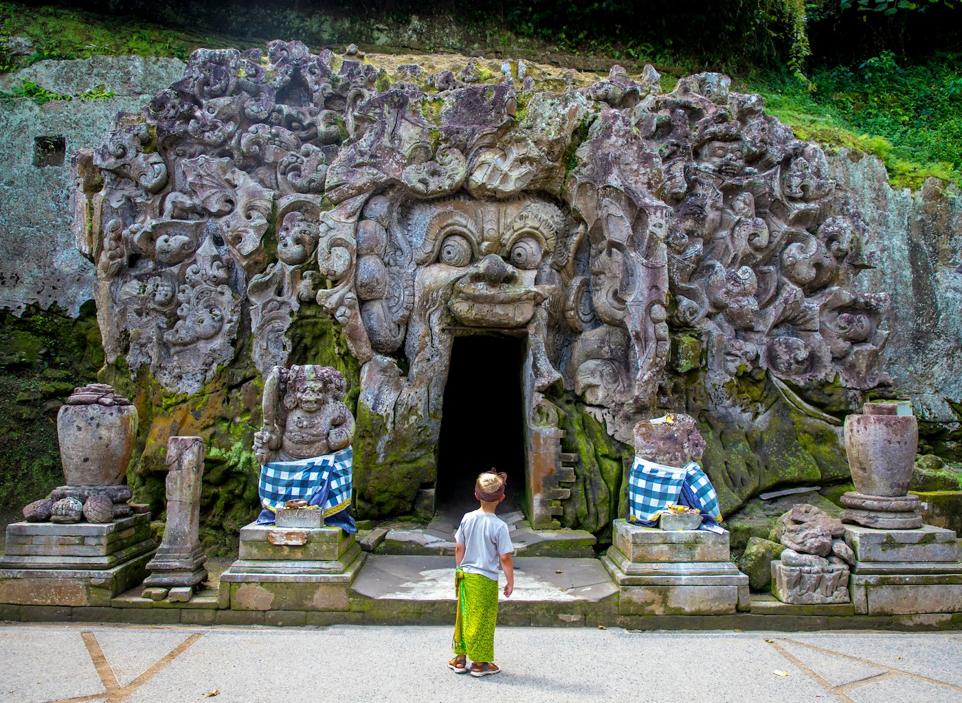 Goa Gajah tempel Ubud Bali