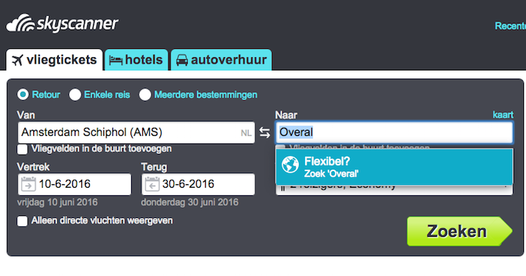 Goedkoop ticket