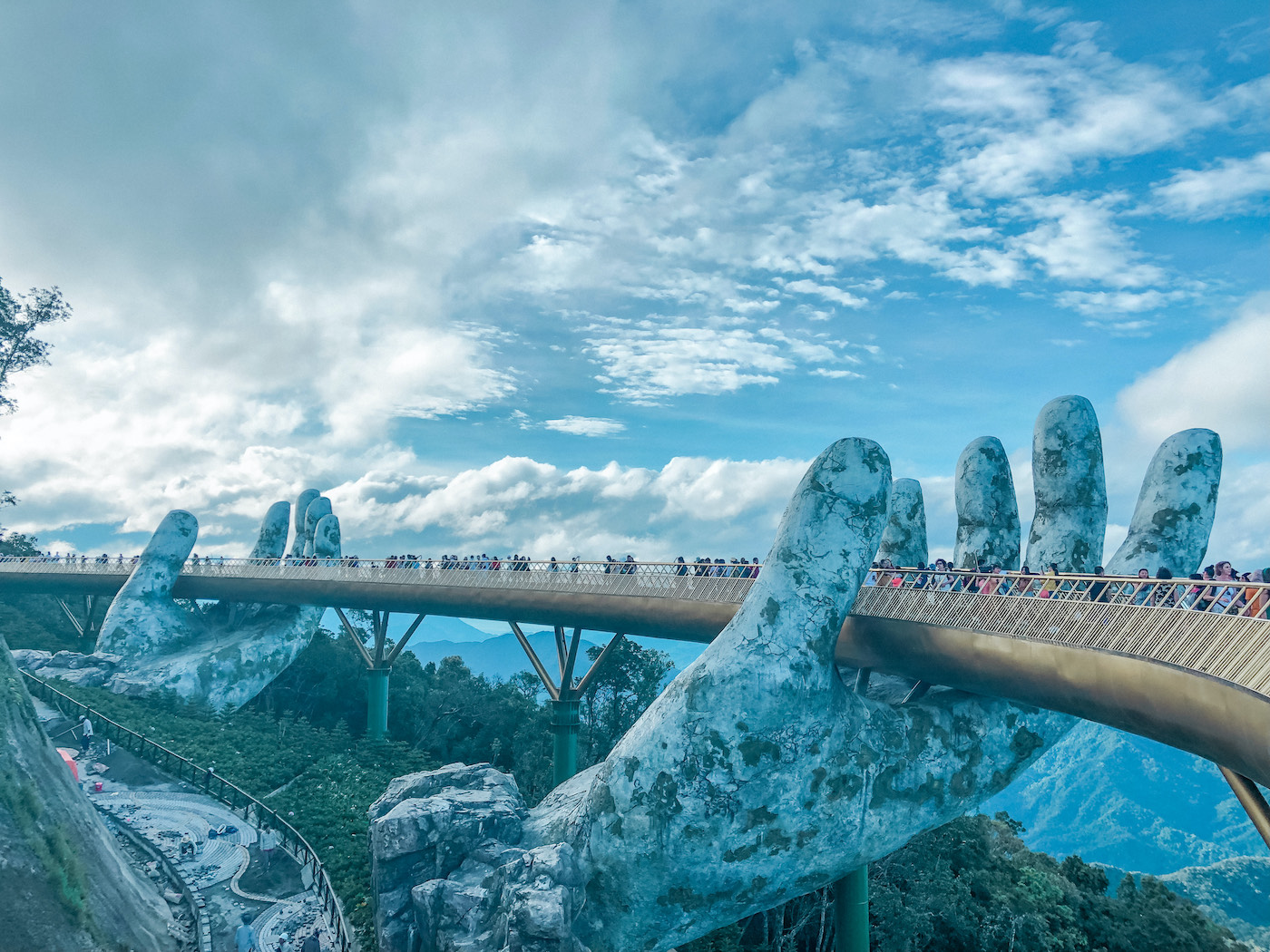 Golden Bridge in Vietnam