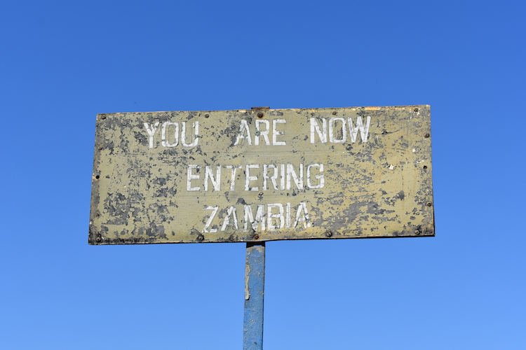 Grensovergang Zambia