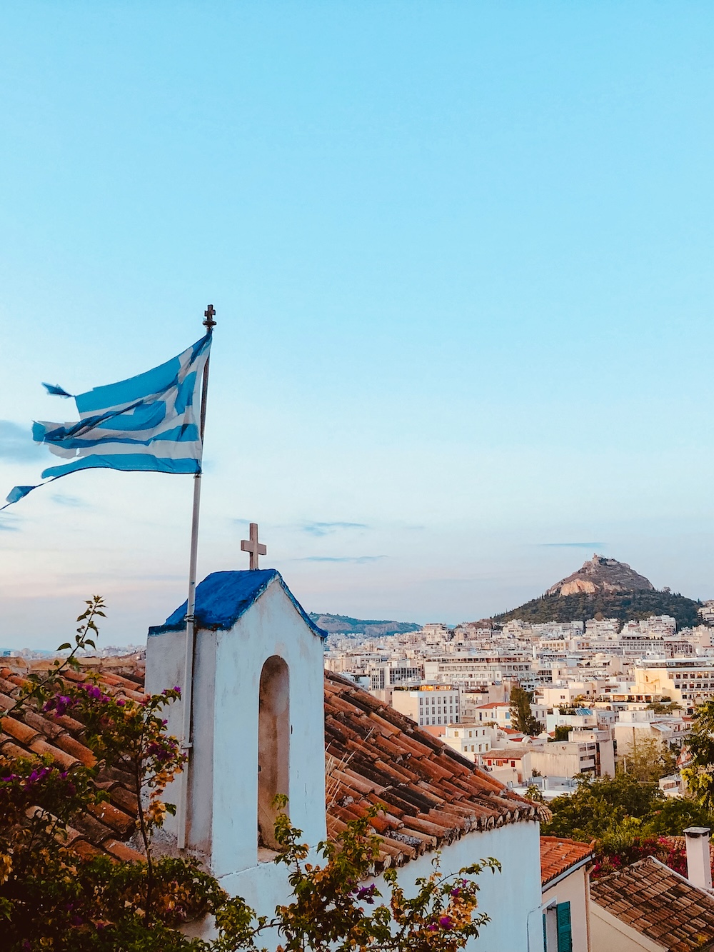 Griekse vlag Athene