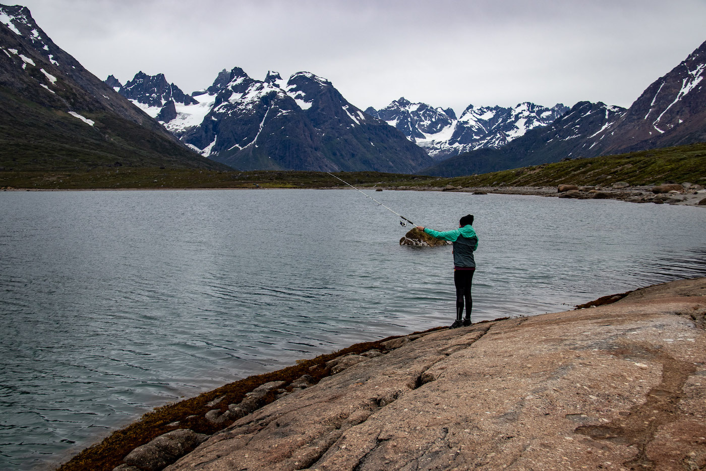Groenland vakantie vissen met permit