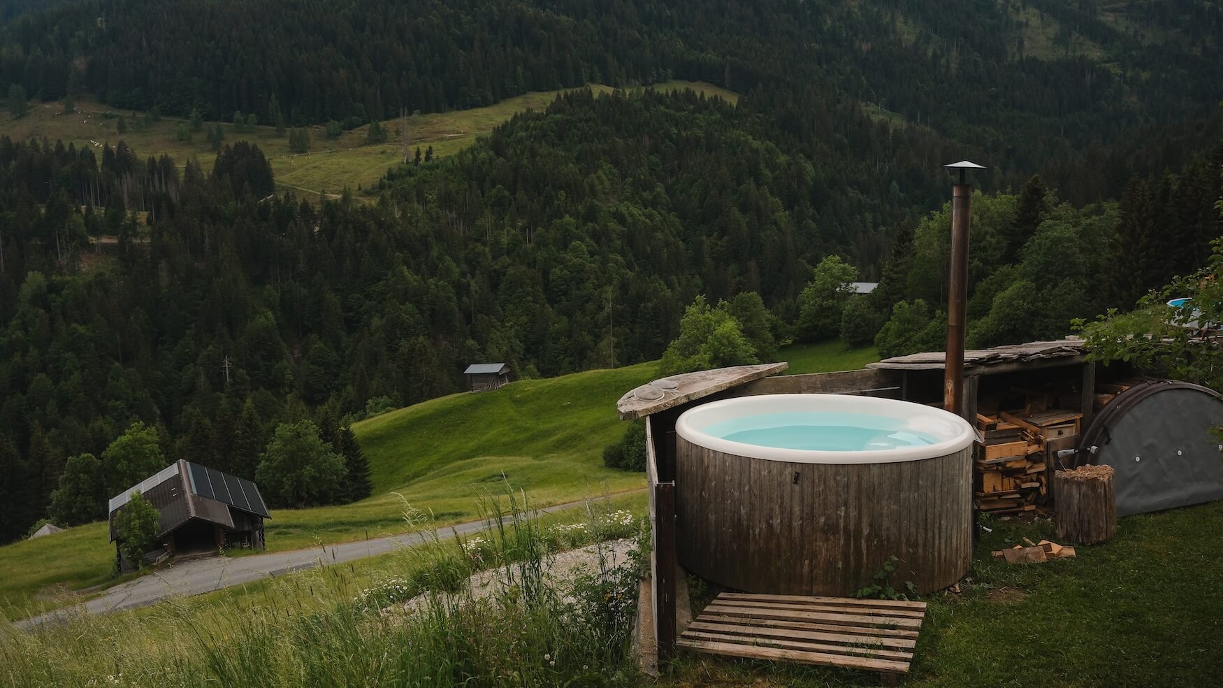 HepiLodge hottub Lesachtal