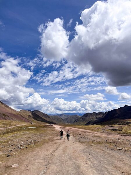Hike naar rainbow mountain